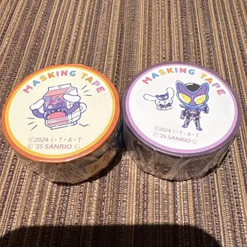 가면라이더 가브 x 산리오 캐릭터즈 마스킹 테이프 2종