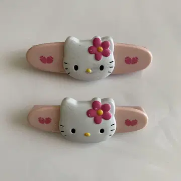레트로 1998년 헬로키티 튜브 시보리 대, 소 세트 레어 카오하나
