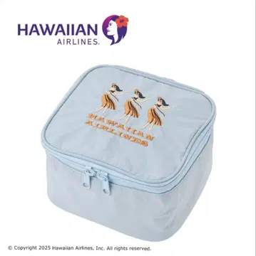 PLAZA 하와이안 항공 메이크업 가방 훌라 걸 HAWAIIAN
