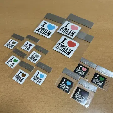 새상품 넘버나인 스티커 세트