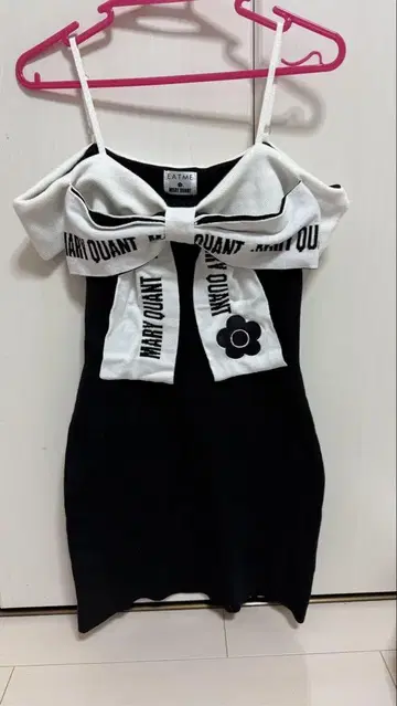 MARY QUANT EATME 콜라보 원피스 블랙