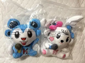 가라오케관 봉제 인형 2개 세트
