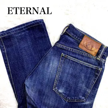 새상품급 ETERNAL 이터널 로우라이즈 스트레이트 데님 버튼 플라이
