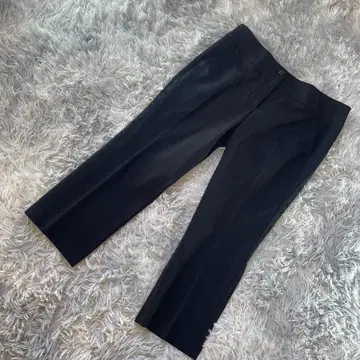 ECOX 스트레치 카프리 팬츠 센터 프레스 블랙 여성용 40