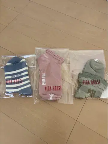 핑크하우스 양말 3세트