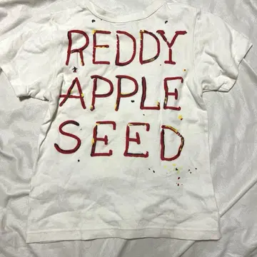 치비T Y2K 갸루 헤이세이 그런지 러브&피스 REDDYAPPLESEED