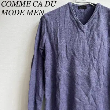 COMME CA DU MODE MEN V넥 얇은 소재 긴팔 남성용