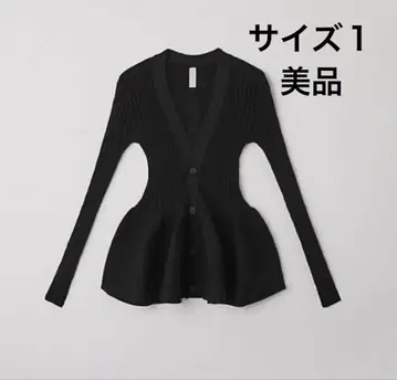 CFCL POTTERY CARDIGAN 블랙 사이즈 1 새상품급