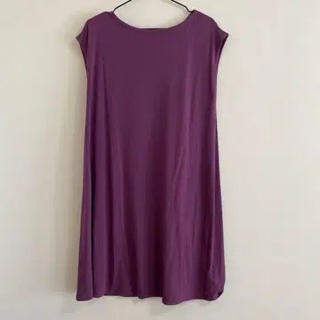 EILEEN FISHER 퍼플 슬리브리스 튜닉 S/P