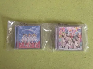 러브라이브! 시리즈 15주년 기획 미니 CD 참 키링 Liella 세트