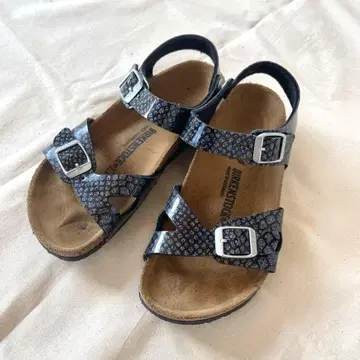 BIRKENSTOCK 31 20cm RIO 샌들 우로코 라메 패턴