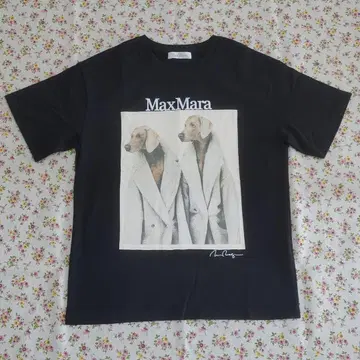 [ MaxMara ] Tacco DOG 프린트 티셔츠 S