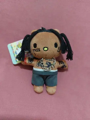 Hello kitty Travis Scott 봉제 인형 키링