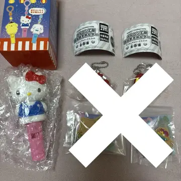 산리오 헬로키티 호루라기 참 가면 이름표 홀더 5종 세트