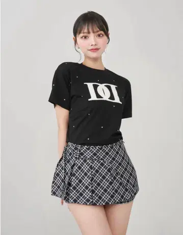darich 퀼팅 아플리케 티셔츠