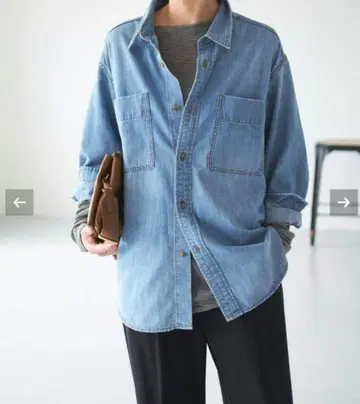 Spick and Span 라이트 온스 데님 셔츠 프레임워크