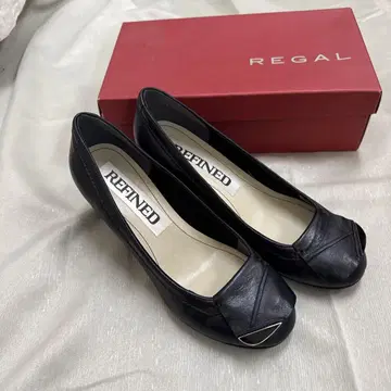 REGAL 블랙 펌프스 24.5cm 미사용에 가까움