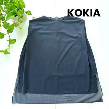 KOKIA 슬리브리스 네이비 컬러 이소재