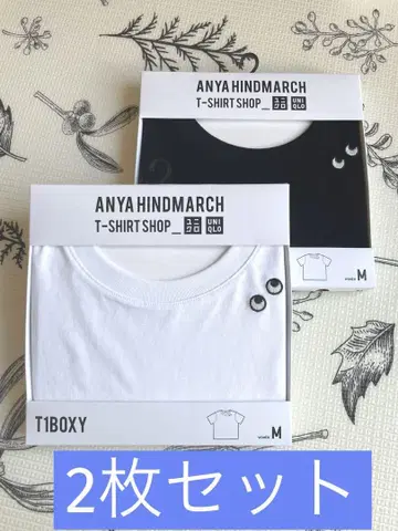 ANYA HINDMARCH T1 BOXY 티셔츠 2매 세트
