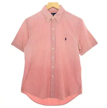 Ralph Lauren 핑크 반팔 셔츠 클래식 핏