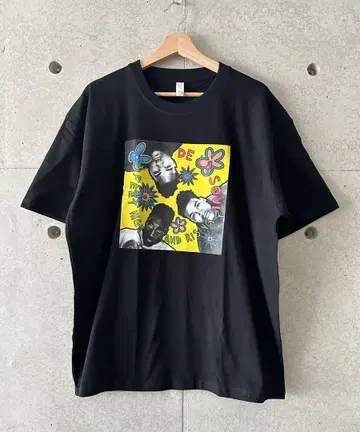 DE LA SOUL 그래픽 티셔츠 블랙