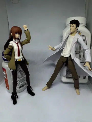 figma 슈타인즈 게이트 오카베 린타로 마키세 크리스 피규어 현상 품
