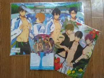 Free! 클리어 포스터 세트 & 클리어 파일 & 부채형 카드