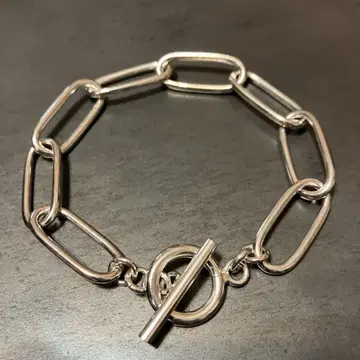 SILVER925 OVAL CHAIN BRACELET/실버 팔찌