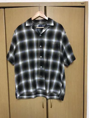 BACK NUMBER 반팔 셔츠 X-LARGE 체크 무늬