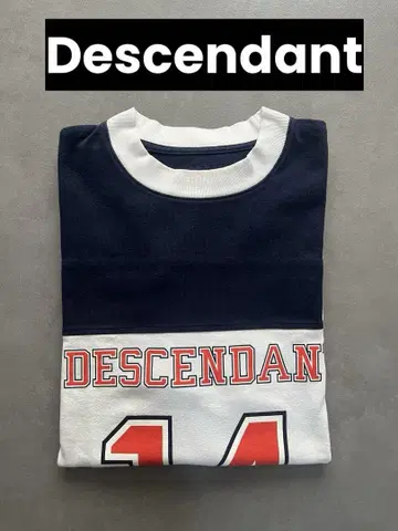 디센던트 DESCENDANT 14TH 풋볼 티셔츠 Tee