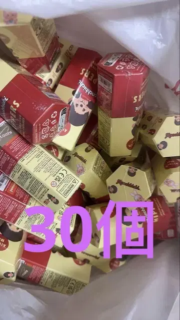 HIPPERS Monchhichi 히퍼스 몬치치 미개봉 30개