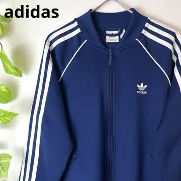 인기 컬러 컨디션 최상 아디다스 트랙 자켓 블루종 네이비 XL