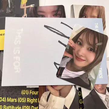 TWICE 친필 사인 모모 THIS IS FOR1