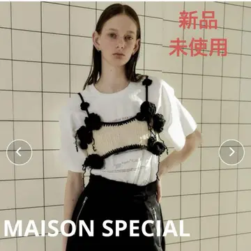 미사용 새상품 MAISON SPECIAL Flower Bustier