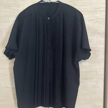 UNITED TOKYO 블랙 버튼 셔츠 프리 사이즈