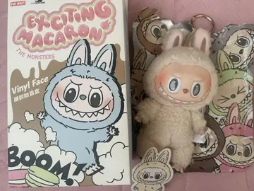 라부부 마카롱 화이트 봉제 인형