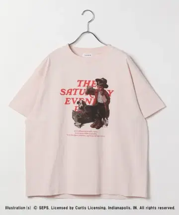 렙심 [ The Saturday Evening Post ] 프린트 T