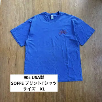90s USA제 SOFFE 반팔 프린트 티셔츠 구제 의류 미국 빈티지
