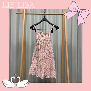 하자품! LIZLISA 퐁실 꽃무늬 캐미 원피스