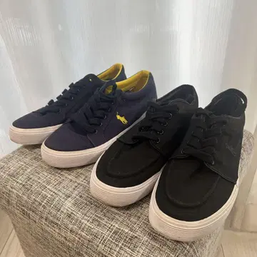 POLO 랄프 로렌 남성용 스니커즈 26.5cm 2족 세트