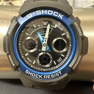 G-SHOCK SHOCK RESIST 블랙/블루