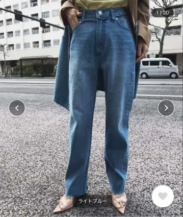 Ameri / SLIM TAPERED DENIM