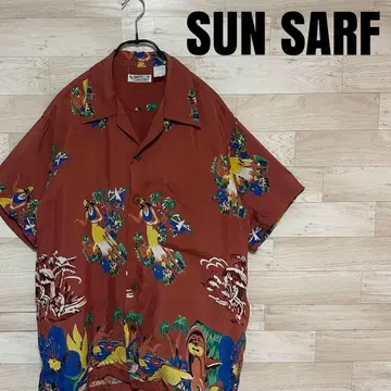 SUN SARF 선서프 반팔 알로하 셔츠 M