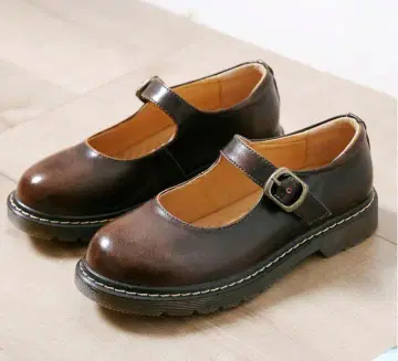 스트랩 로퍼 브라운 23cm 멜리 제인