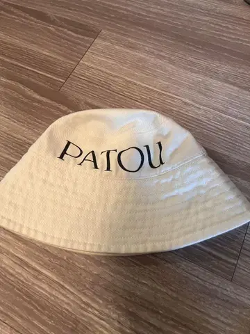 PATOU 버킷 햇 XS 크림