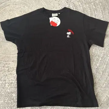 스누피 자수 SNOOPY 티셔츠 남성용 M 사이즈
