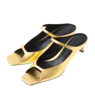 [미사용 새상품] CLANE OPEN TOE SQUARE MULES