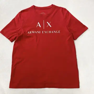 ARMANI EXCHANGE 남성용 로고 프린트 티셔츠
