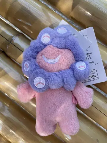 오사카 간사이 엑스포 밉밉 파스텔 컬러 봉제 인형 키링