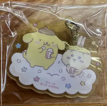 치이카와 (먼작귀) 산리오 콜라보 폼폼푸딩과 토끼 아크릴 키링